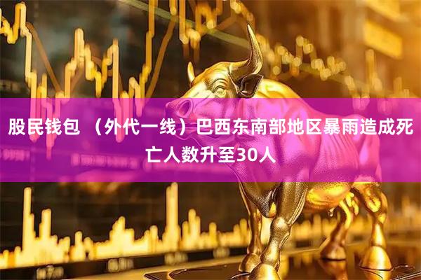 股民钱包 （外代一线）巴西东南部地区暴雨造成死亡人数升至30人